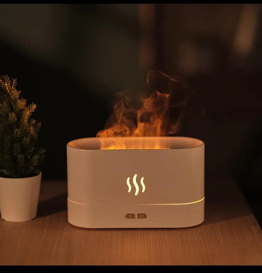 Aroma diffuser, flame
