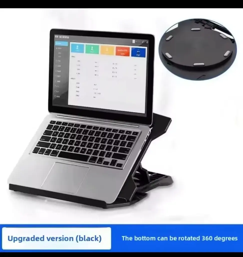 Adjustable laptop lever