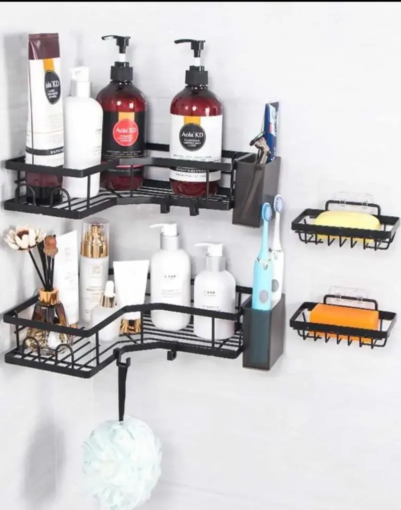6 pc shower caddy