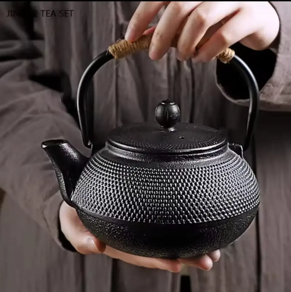 Asian cast iron teapot