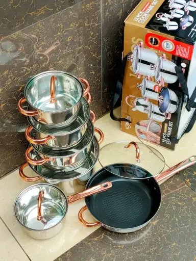 Cooker ware set, 12pc