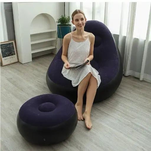 Inflatable sofa & footrest